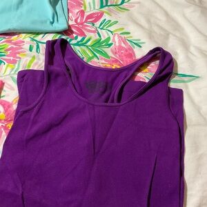 Purple tank top